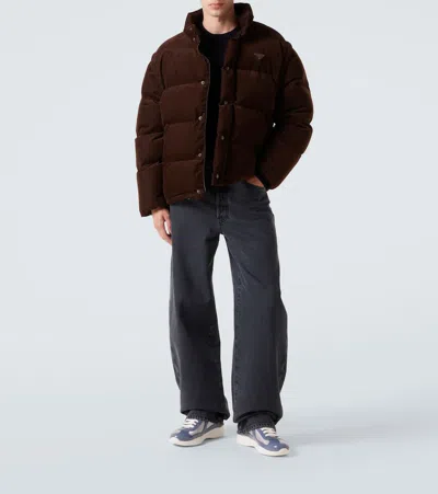 Prada Men's America's Cup Patent Leather Patchwork Sneakers In Blue