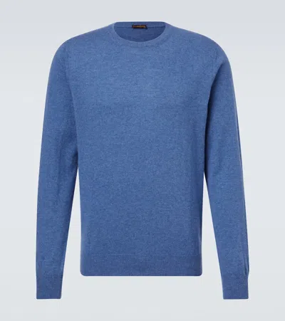 Rubinacci Cashmere Sweater In Blue