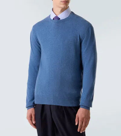Rubinacci Cashmere Sweater In Blue