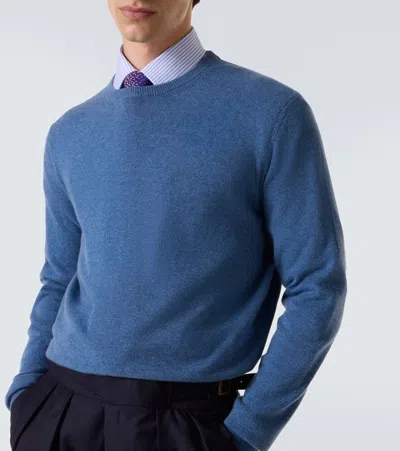 Rubinacci Cashmere Sweater In Blue