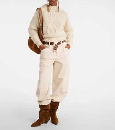 Isabel Marant Edoa 45 Suede Ankle Boots In Brown