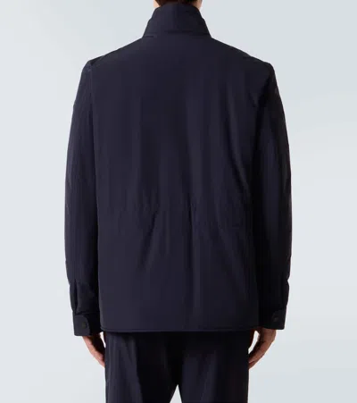 Moncler Brieuc Down Jacket In Blue