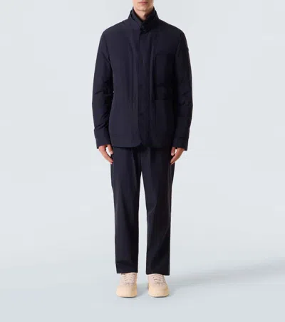 Moncler Brieuc Down Jacket In Blue