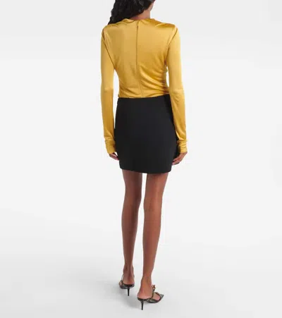 初剪羊毛绉纱迷你半身裙