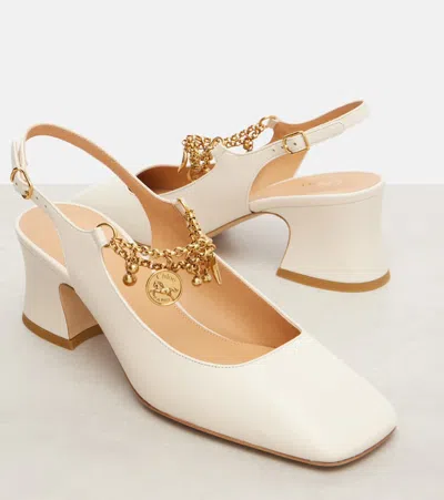 Chloé Charms" In White