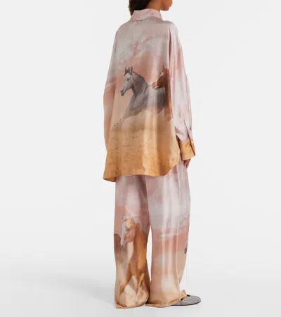 Attico Diana Shirt In Multi