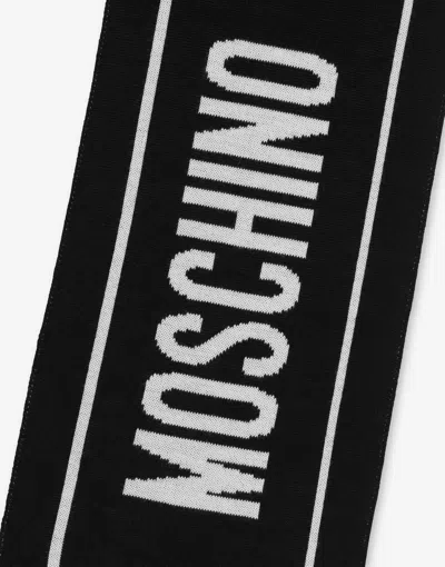 Moschino Milano Scarf In Black