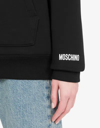 Moschino Sweatshirt In Organic Cotton Smiley® In Black