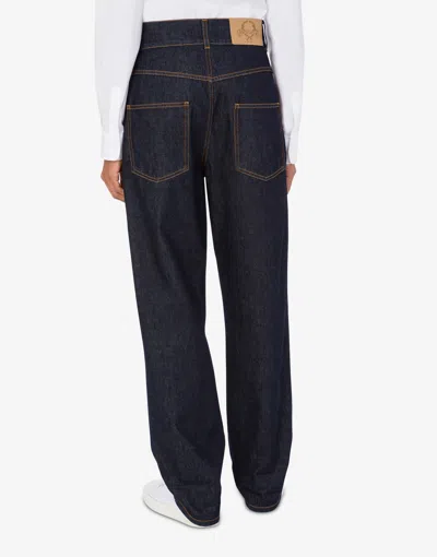 Moschino Straight Jeans In Blue