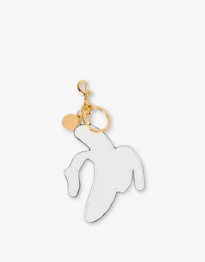 Moschino Banana Keychain In Yellow
