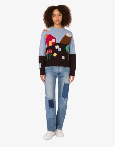 Moschino Sweater In Multi