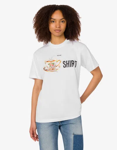 Moschino T-shirt With Print In White