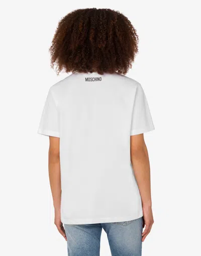 Moschino T-shirt With Print In White