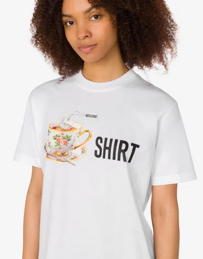 Moschino T-shirt With Print In White
