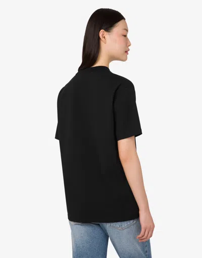 Moschino Teddy Bear Crewneck T-shirt In Black