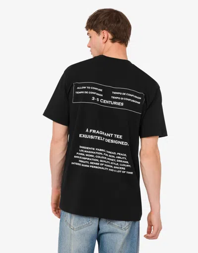 Moschino Printed Organic Cotton Jersey T-shirt In Black