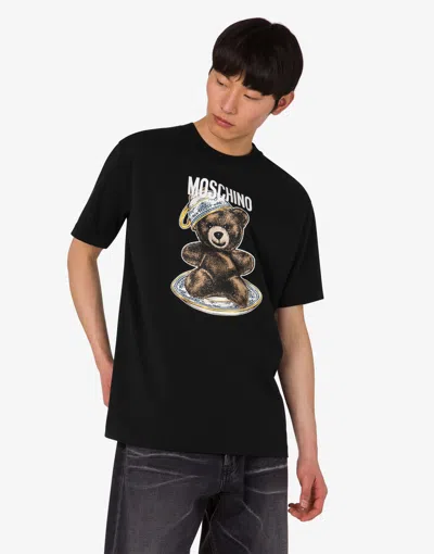 Moschino T-shirt With Print In Black