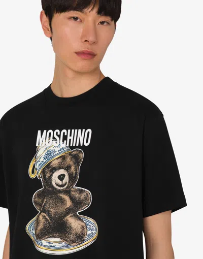 Moschino T-shirt With Print In Black