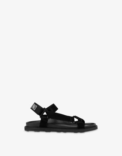 Moschino Sandals In Black
