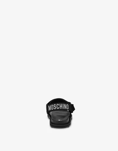 Moschino Sandals In Black