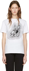 MCQ BY ALEXANDER MCQUEEN White Be Here Now T-Shirt