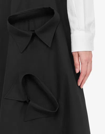 Moschino Skirt Knee Length A-line Silhouette In Black