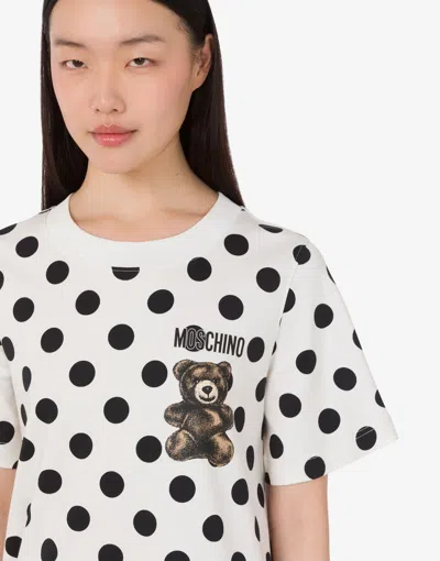 Moschino Couture Ivory Dress In White