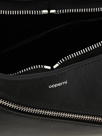 Coperni Calf-leather Shoulder Bag In Black