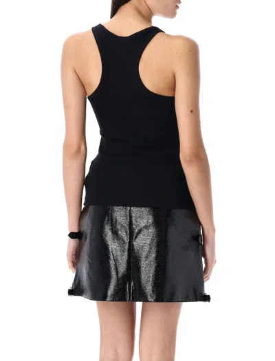 Courrèges Courreges "top Holistic With Buckle Detail In Blue