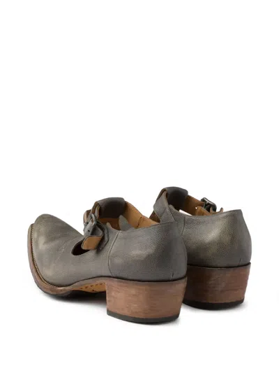 Prada Loafer Mit Schnallendetail In Gray