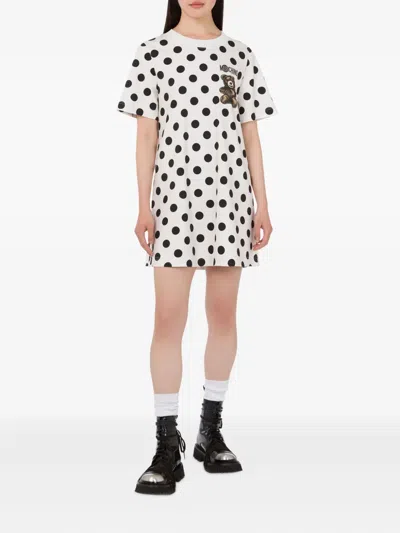 Moschino Couture Ivory Dress In White