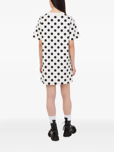 Moschino Couture Ivory Dress In White