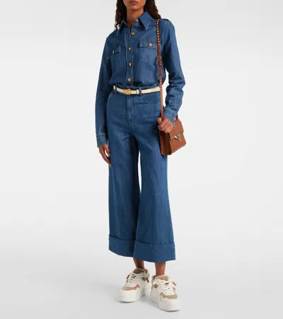 Valentino One Stud Xl Sneakers In Leather And Velvet In White