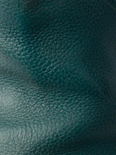 Prada Leather Booties In Blue