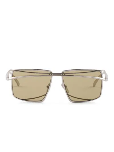 Prada Double-bridge Square Sunglasses In Green