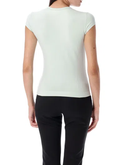 Diesel T-angie Cotton Crew-neck T-shirt In Neutral