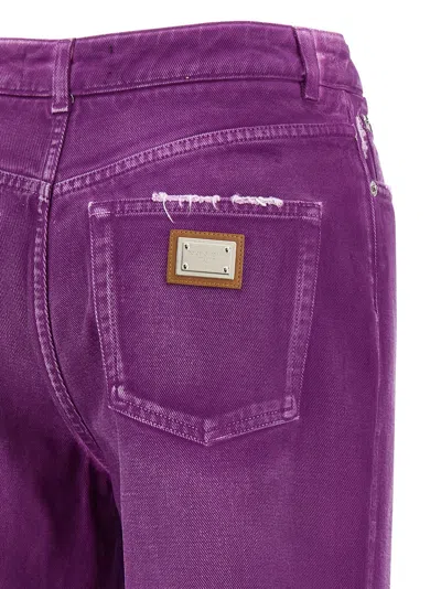 Dolce & Gabbana Flared Leg Trousers Rivet Accents
