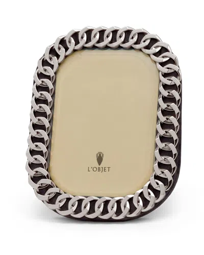 L'objet 24k Gold-plated Cuban Link Frame In Multi
