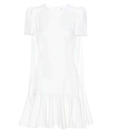 Alexander Mcqueen Crêpe Dress In White