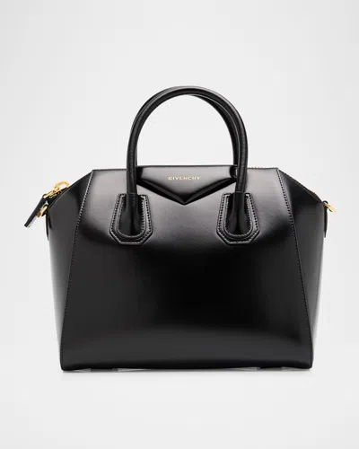 Givenchy Leather Handbag With Logo On The Front In Black