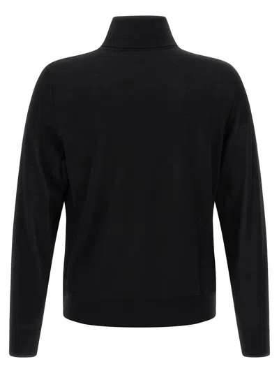 Dsquared2 Virgin Wool Turtleneck Sweater In Black