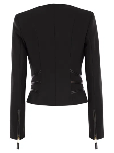 Elisabetta Franchi Elisbetta Franchi Black Zipped Jacket
