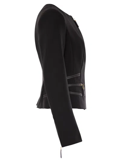 Elisabetta Franchi Elisbetta Franchi Black Zipped Jacket