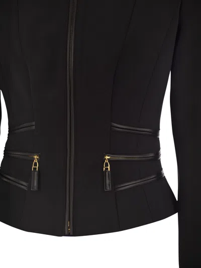 Elisabetta Franchi Elisbetta Franchi Black Zipped Jacket