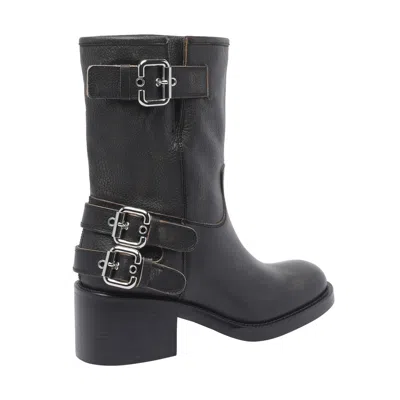 Chloé Dakota Ankle Boots In Black