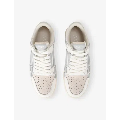 Amiri Men's Skeleton Top Low Sneakers In Animal Print