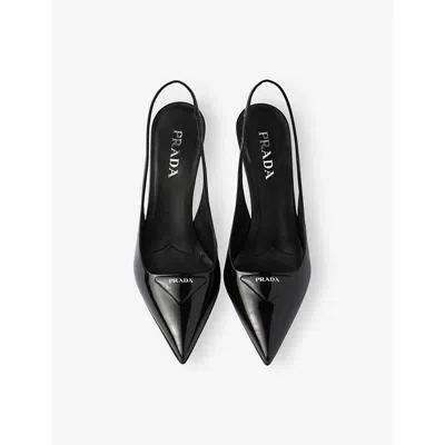 Prada Woman Black Pumps In Black