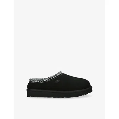 Ugg 40mm Tazz Shearling Platform Loafers In Black