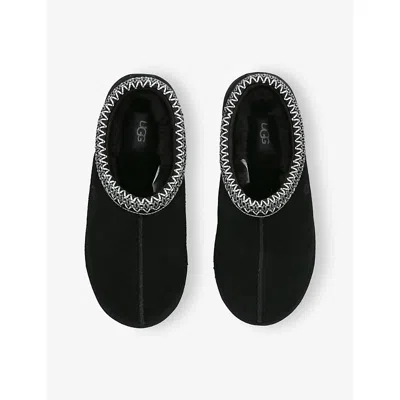 Ugg 40mm Tazz Shearling Platform Loafers In Black