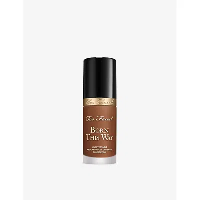 Too Faced Spiced Rum Born This Way Flawless Coverage Natural Finish Foundation 30ml In Brown